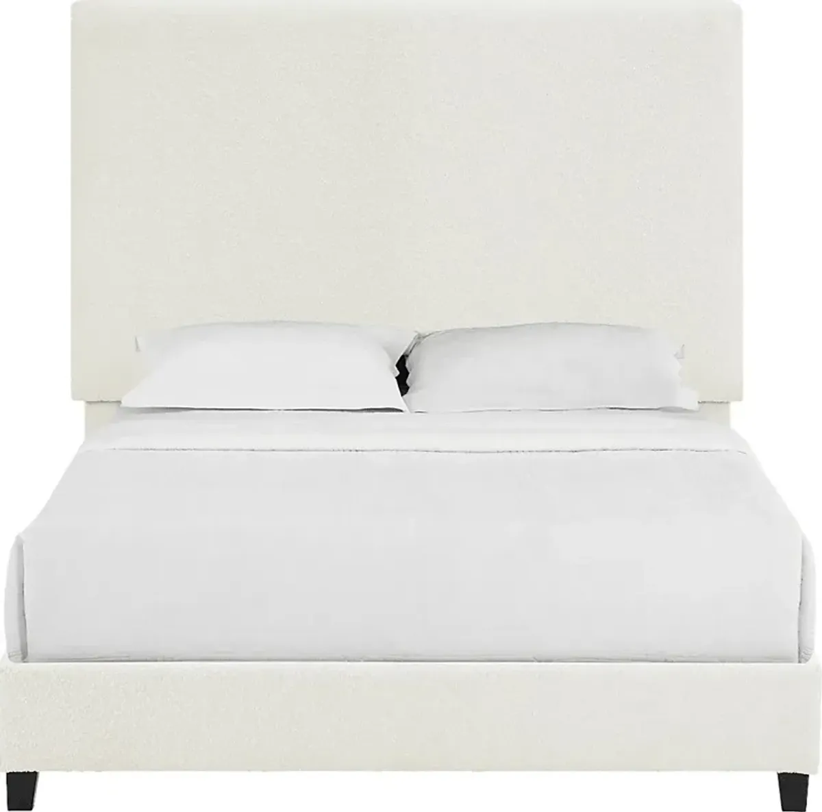 Fyna Beige Queen Upholstered Bed