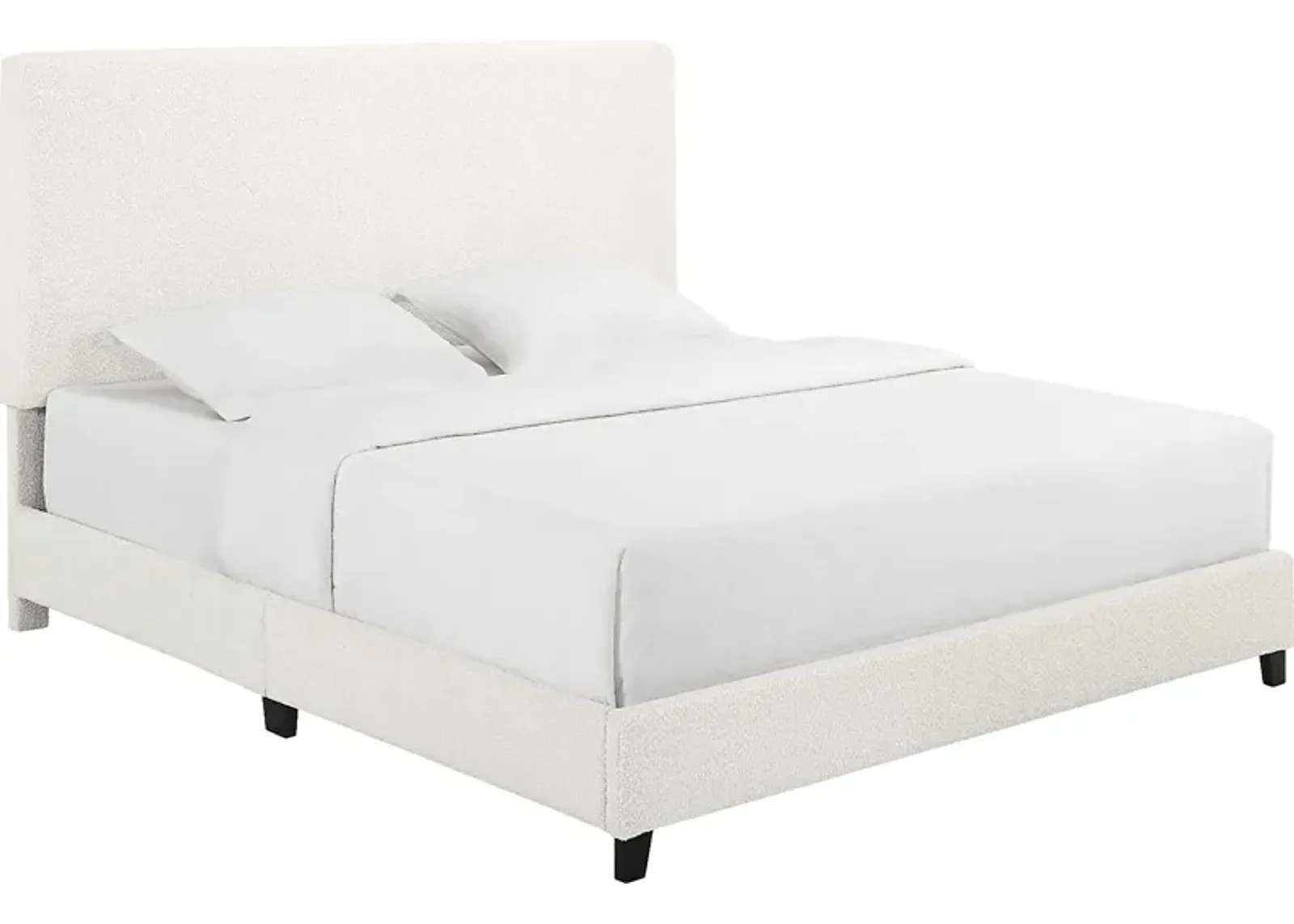 Fyna Beige Queen Upholstered Bed