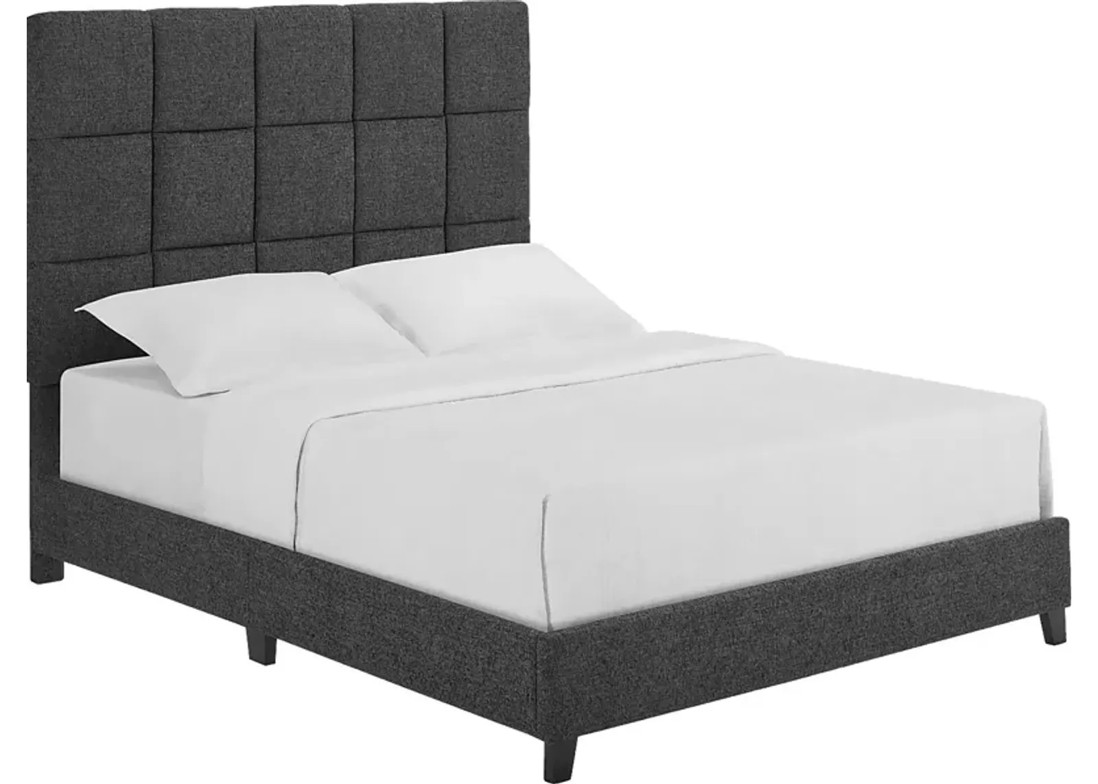 Briya Gray Queen Upholstered Bed