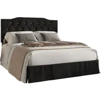 Leveson Black Queen Bed
