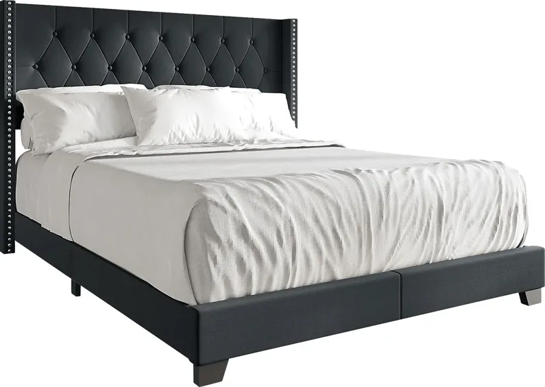 Vistalane Dark Gray Queen Bed