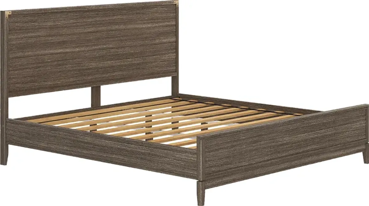 Natoma Brown King Platform Bed