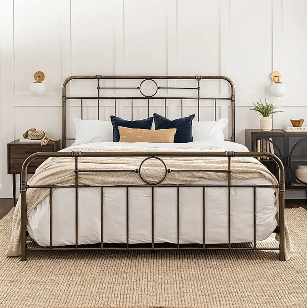 Bernius Bronze King Bed