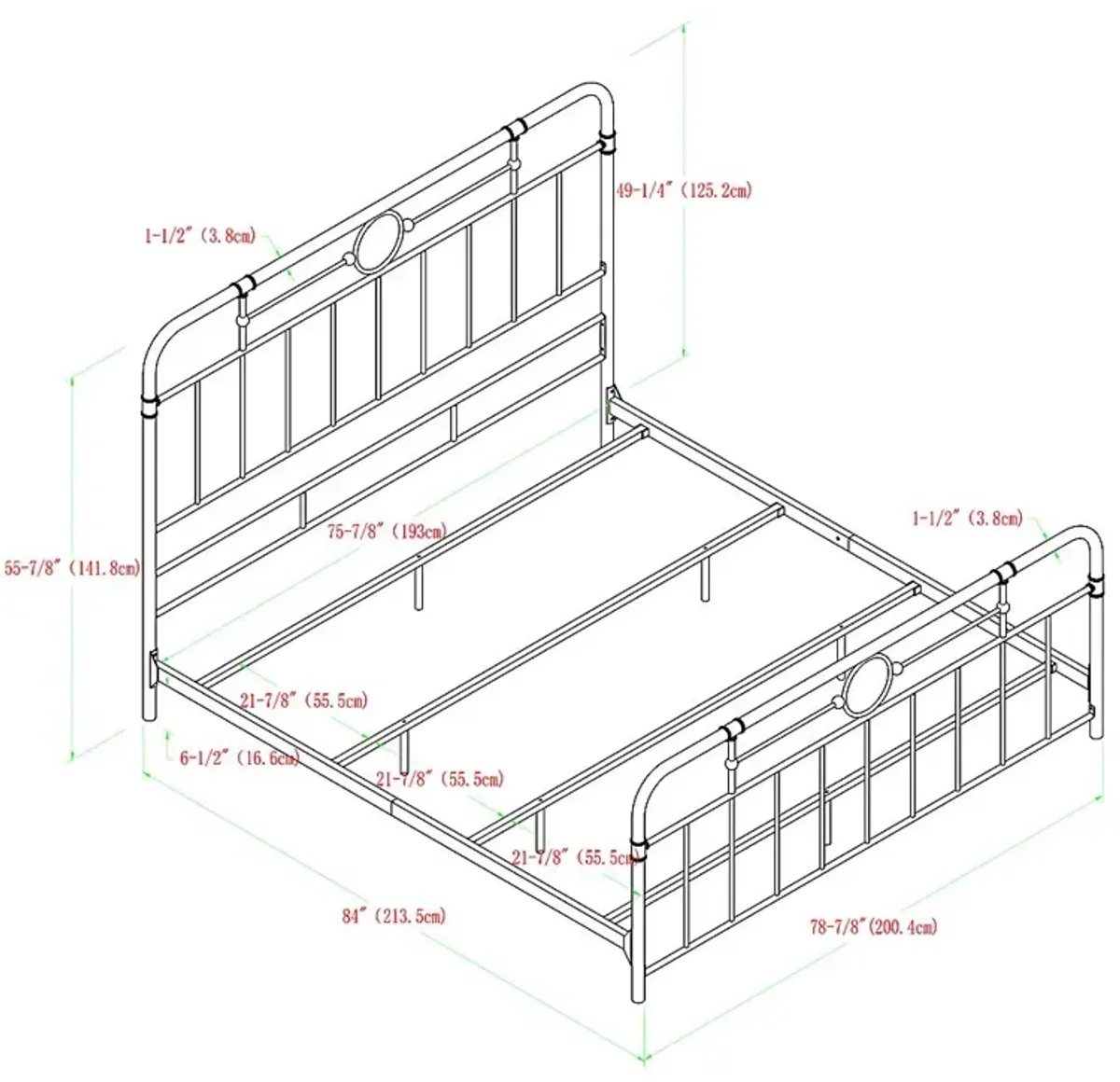 Bernius Bronze King Bed