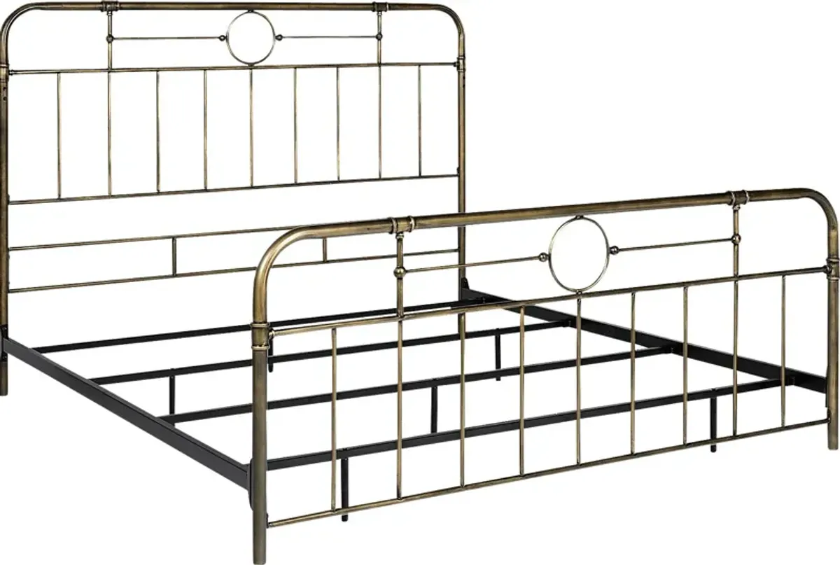 Bernius Bronze King Bed