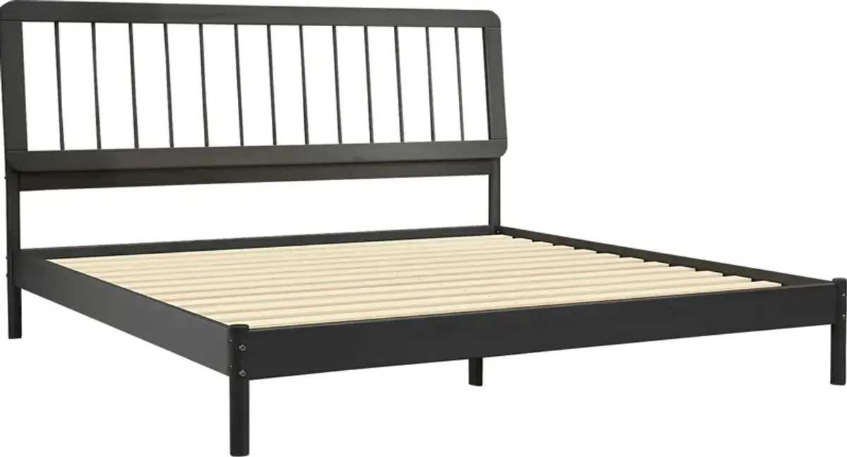 Tullgean Black King Bed