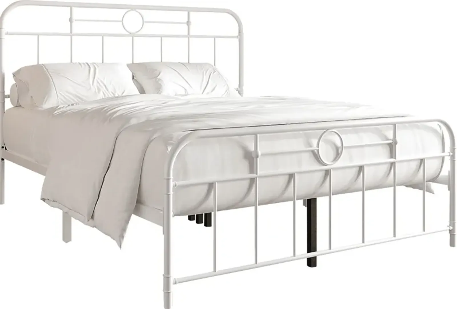 Oceanwell White King Bed