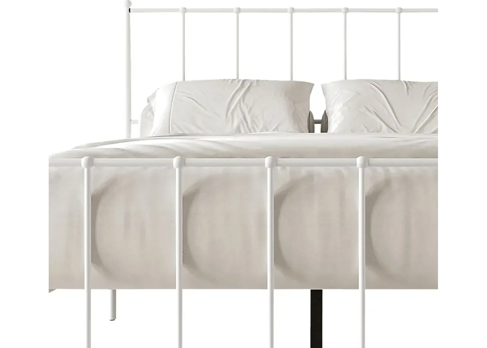 Pixelfly White King Bed