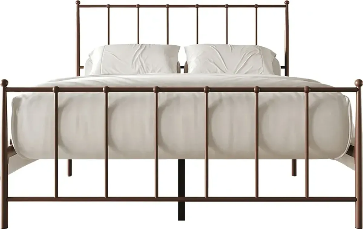 Pixelfly Brown King Bed