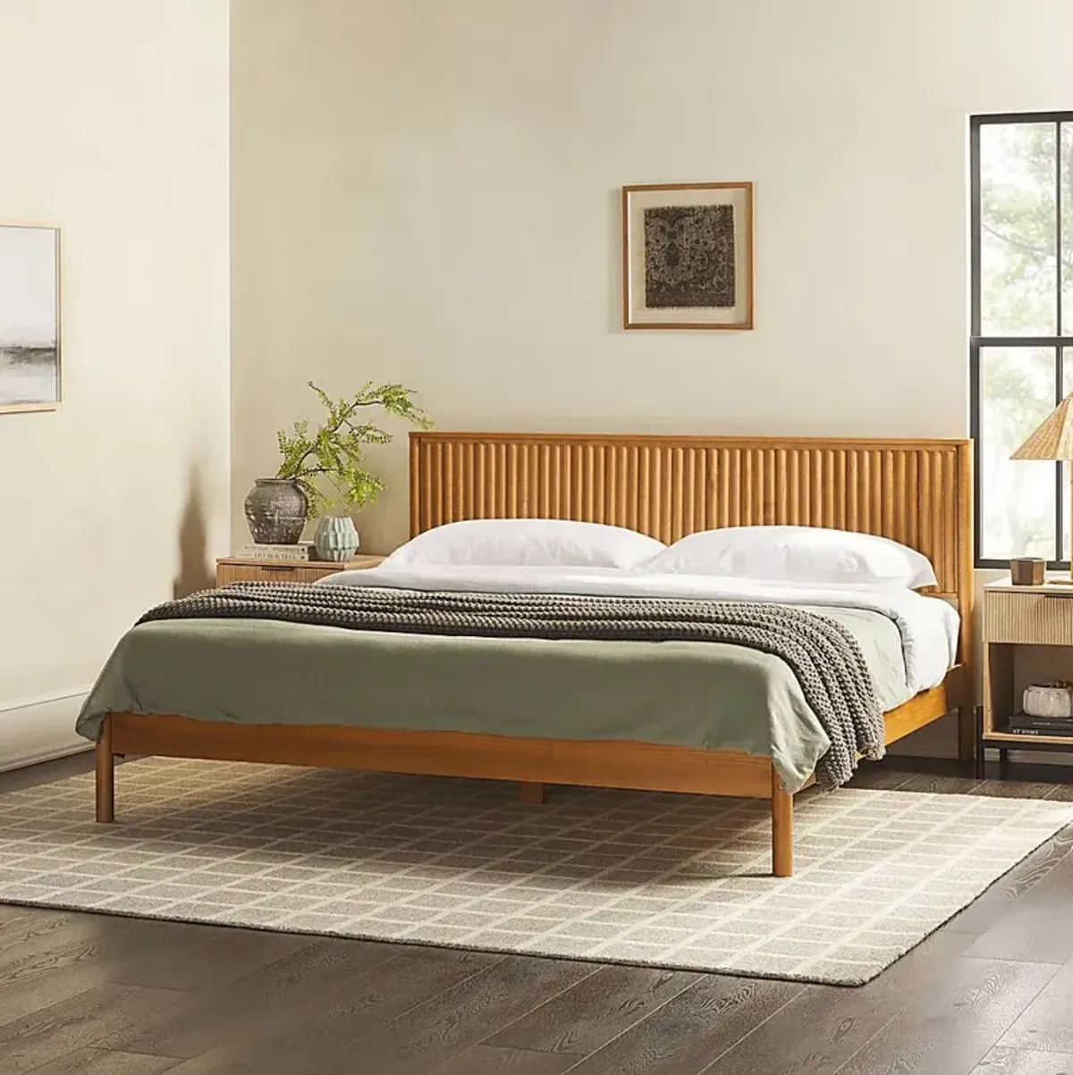 Briarthorne Natural King Bed