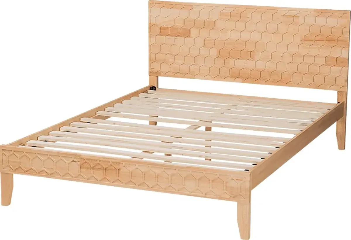 Mosholder Brown King Bed