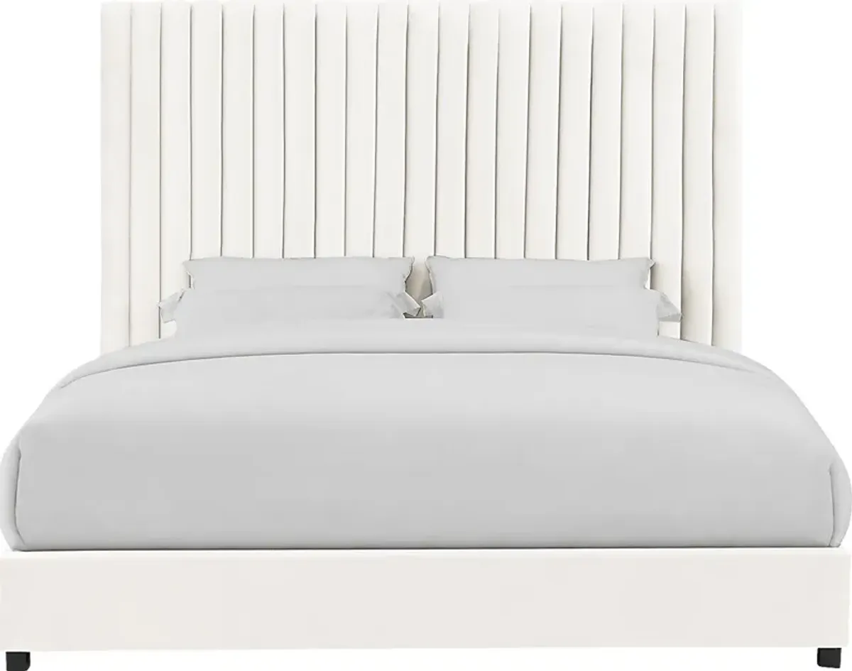 Beechbank White King Bed