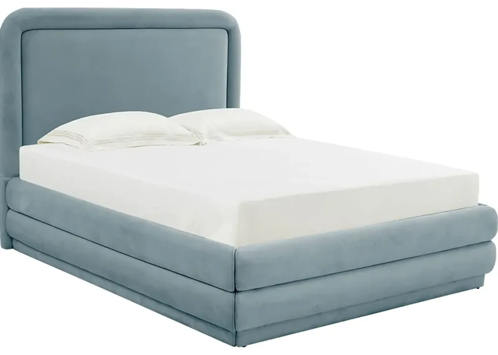 Angelwing Blue King Bed