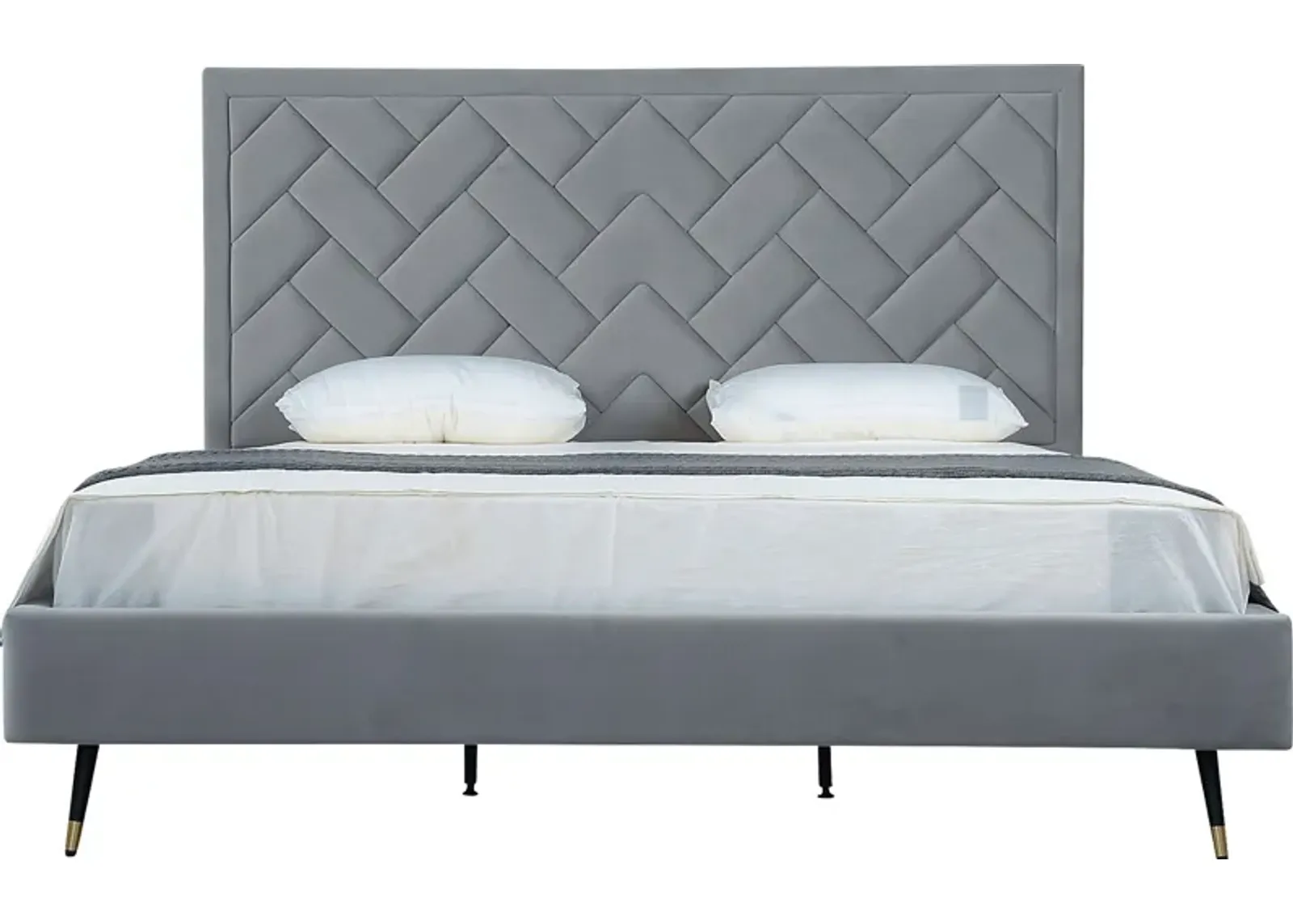 Bevra Gray King Bed