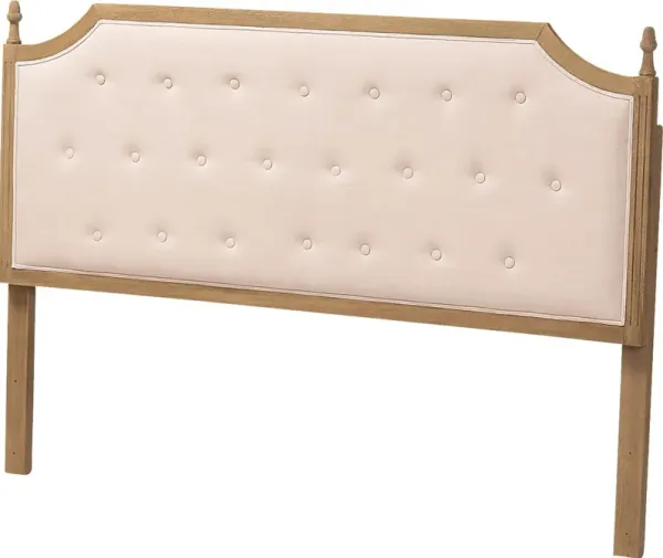 Beesearch Beige Queen Headboard