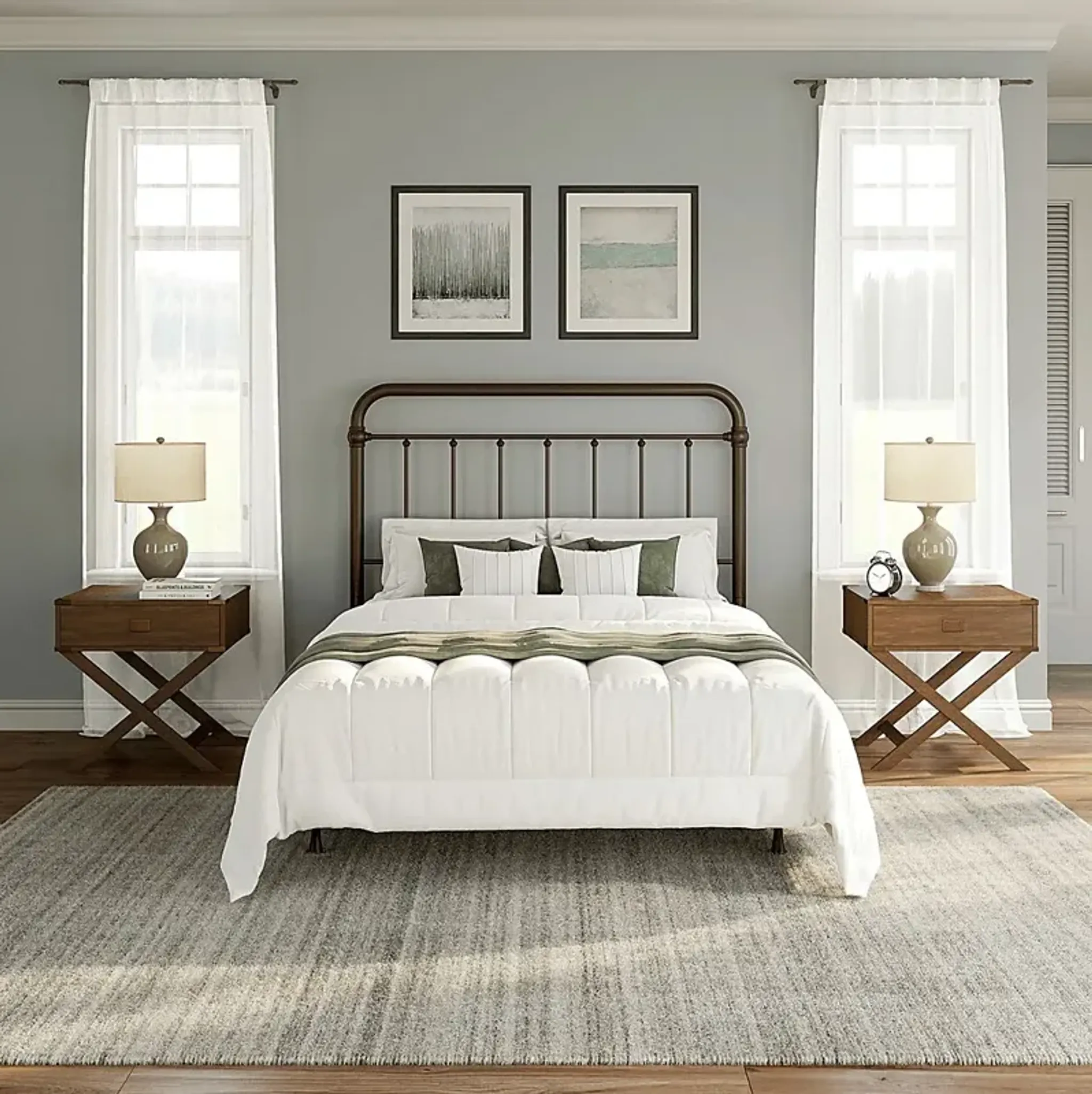 Leveni Bronze Full Queen Headboard Rooms To Go | Furniture.com