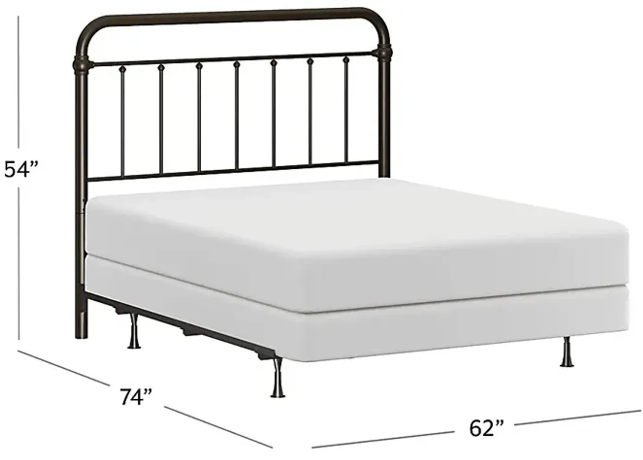 べットフレーム　クイーン Leveni Bronze Full Queen Headboard Rooms To Go | Furniture.com