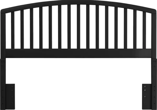 Daniva Black Full/Queen Headboard