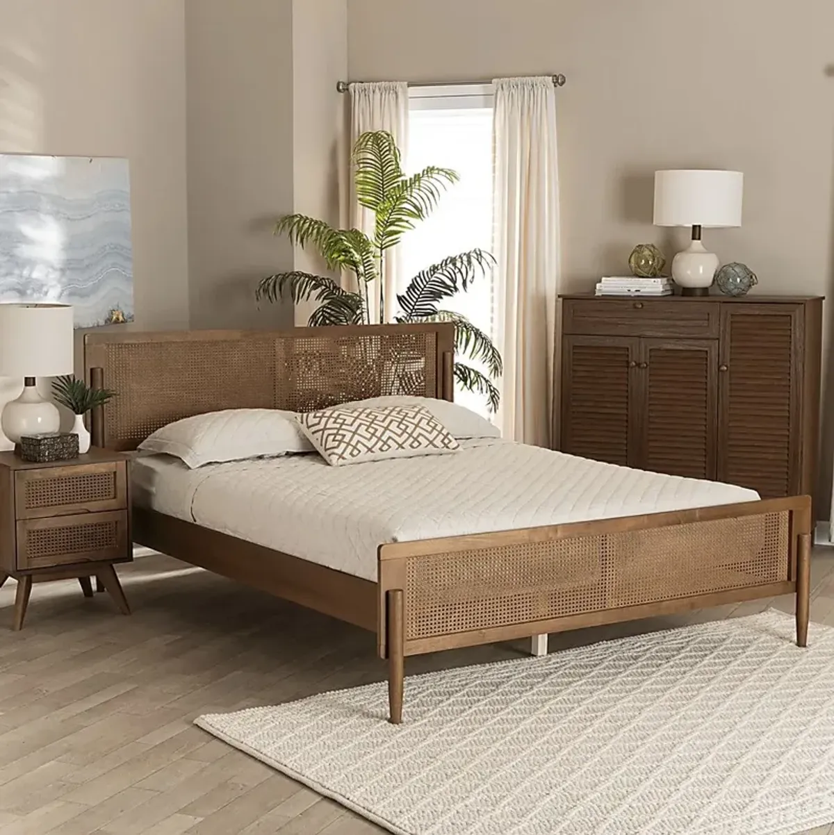 Liahona Brown King Platform Bed