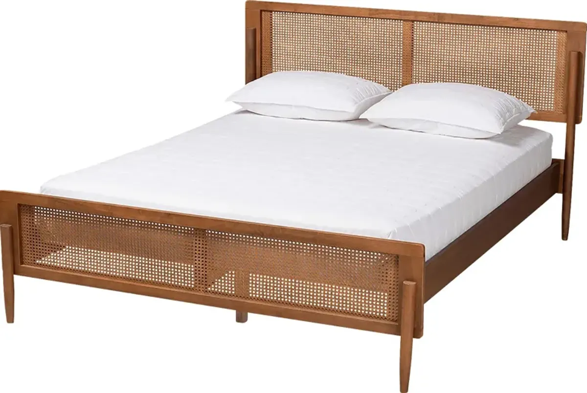 Liahona Brown King Platform Bed