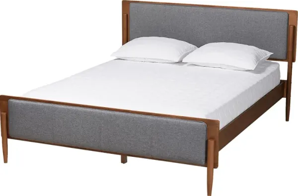 Bolender Gray King Platform Bed
