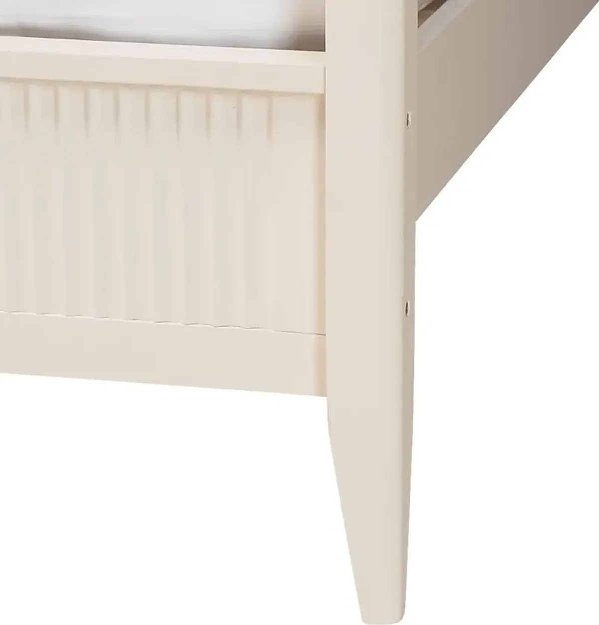 Steagall Ivory King Canopy Bed