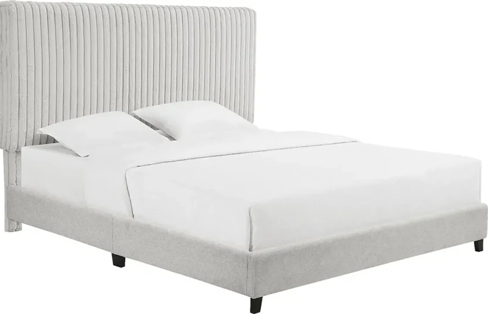 Cerau Gray King Upholstered Bed