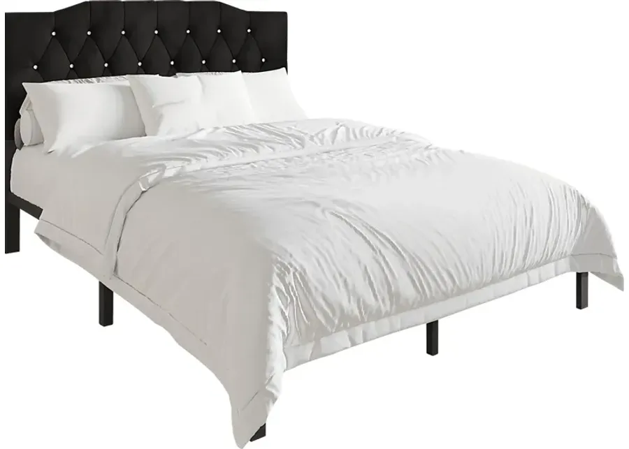 Leveson Black King Bed