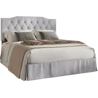 Leveson Light Gray King Bed