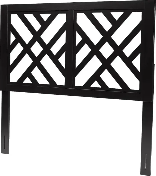 Trolio Espresso Brown Queen Headboard