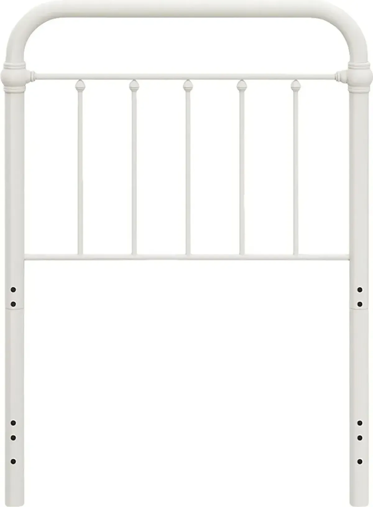 Leveni White Twin Headboard