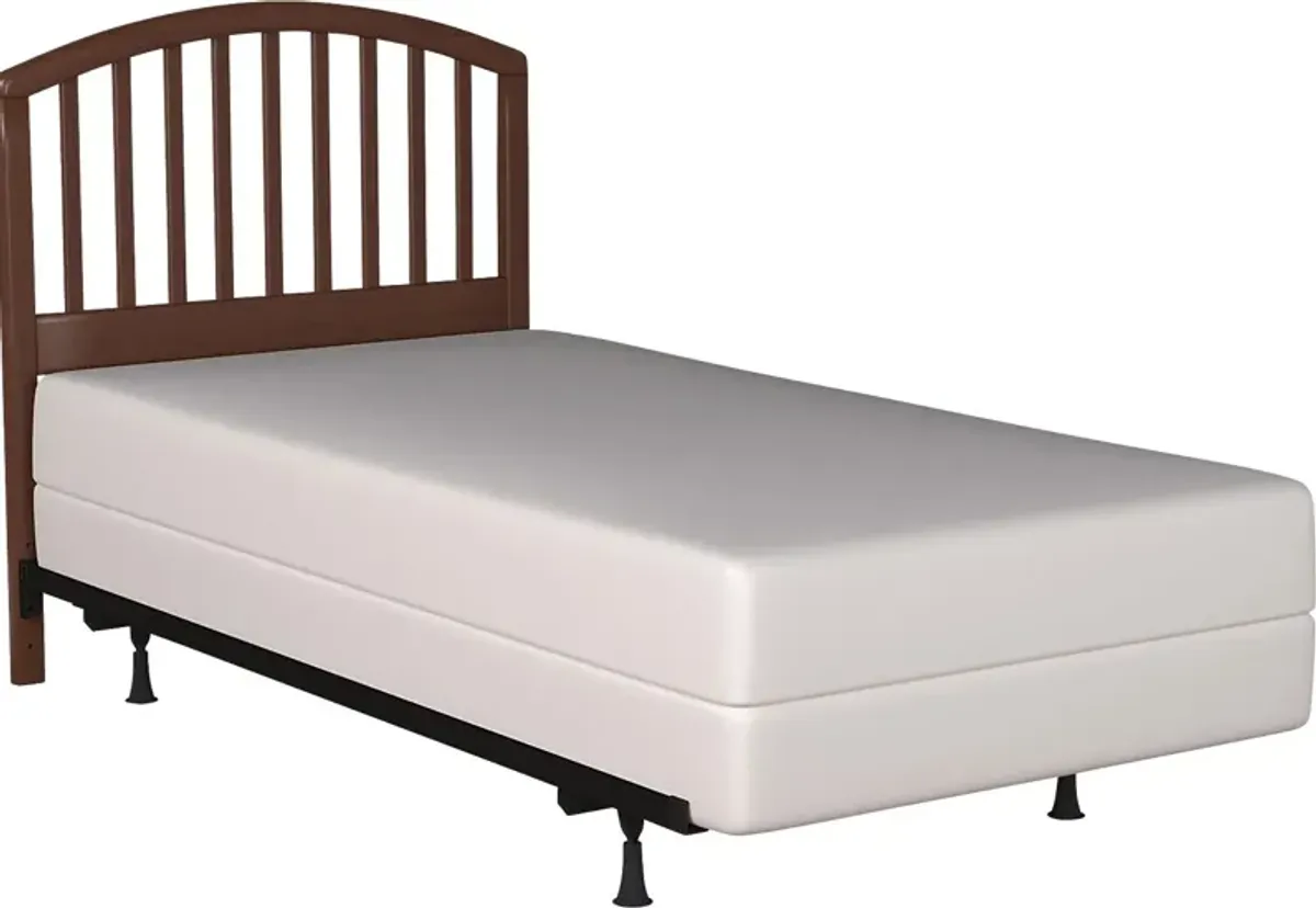 Daniva Dark Brown Twin Headboard