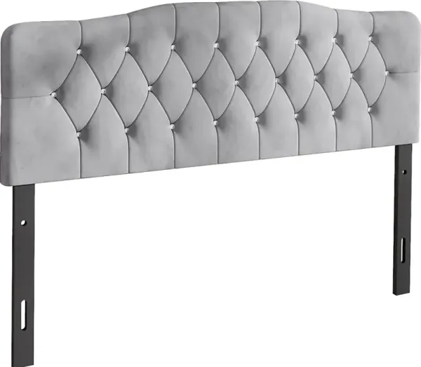 Grissom Silver Twin Headboard