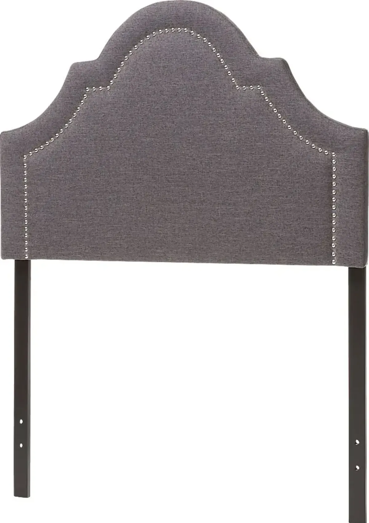 Aqualineay Dark Gray Twin Headboard