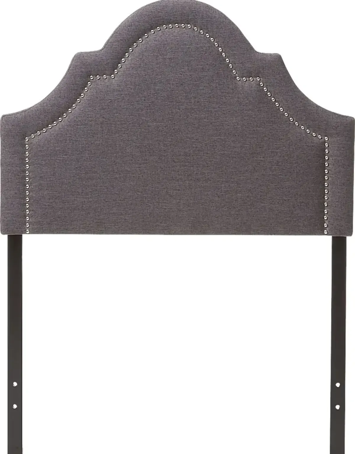 Aqualineay Dark Gray Twin Headboard