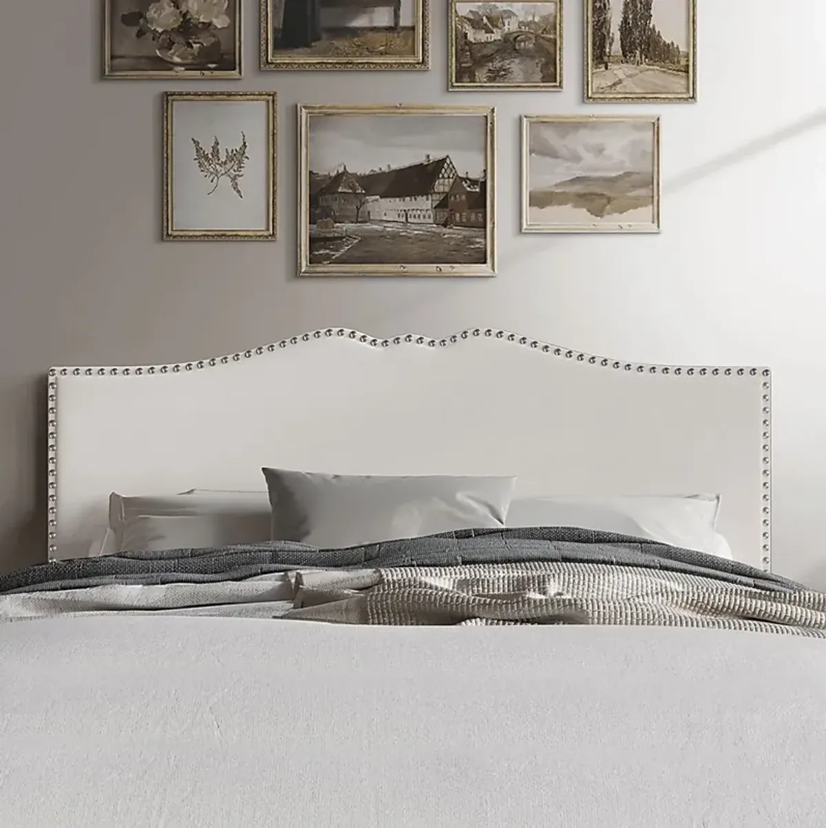 Romtara Gray Full Headboard