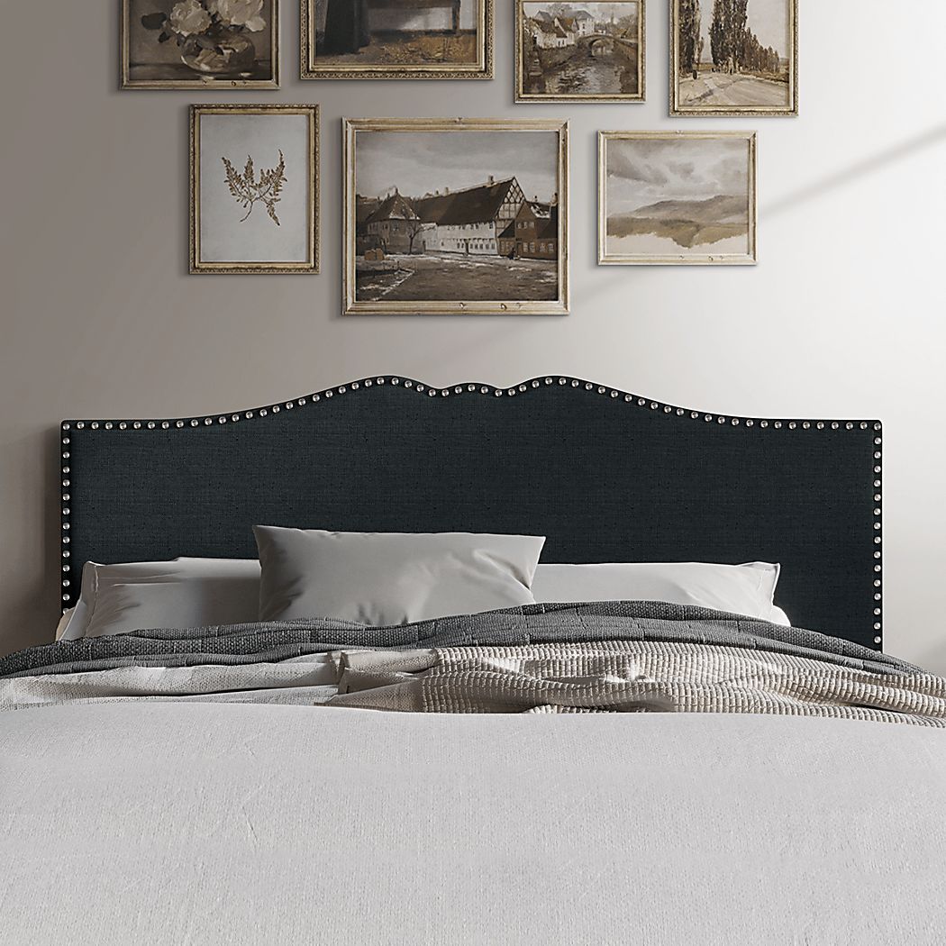 Romtara Charcoal Queen Headboard