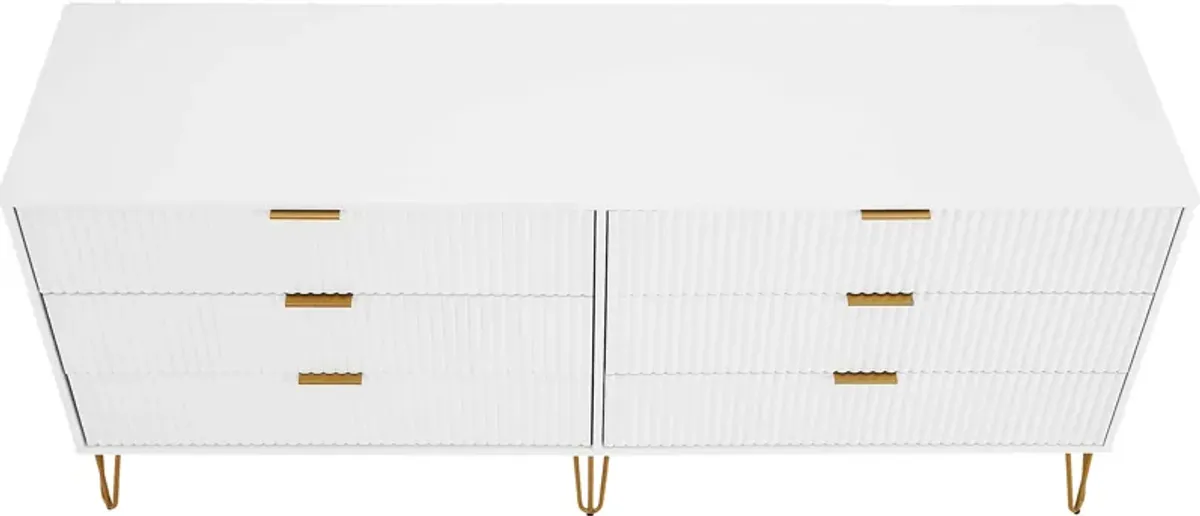 Trimper I White Dresser