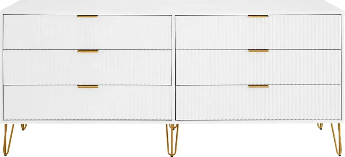 Trimper I White Dresser