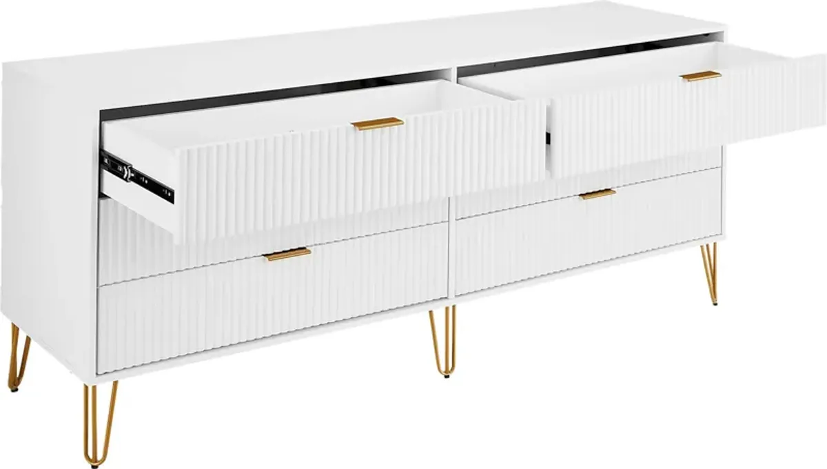 Trimper I White Dresser