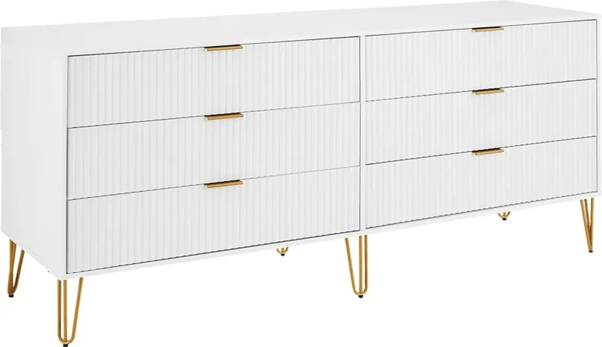 Trimper I White Dresser