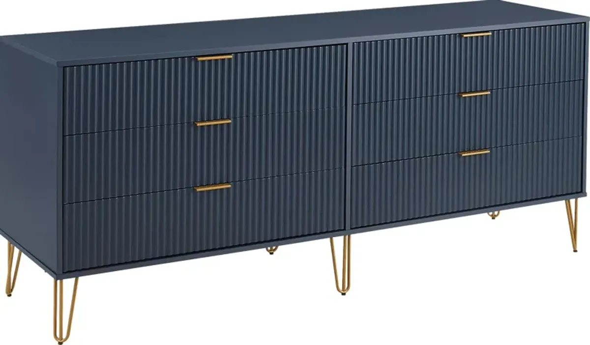 Trimper I Midnight Blue Dresser