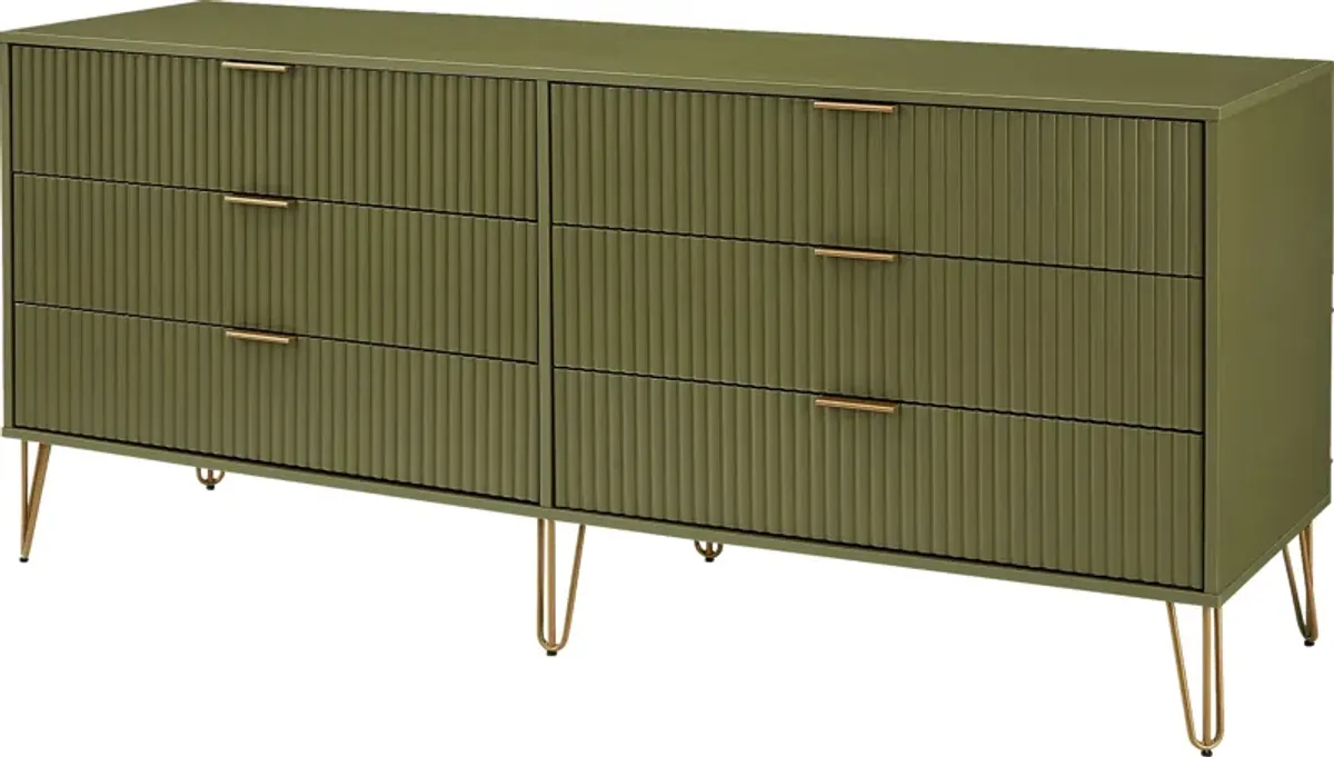 Trimper I Green Dresser