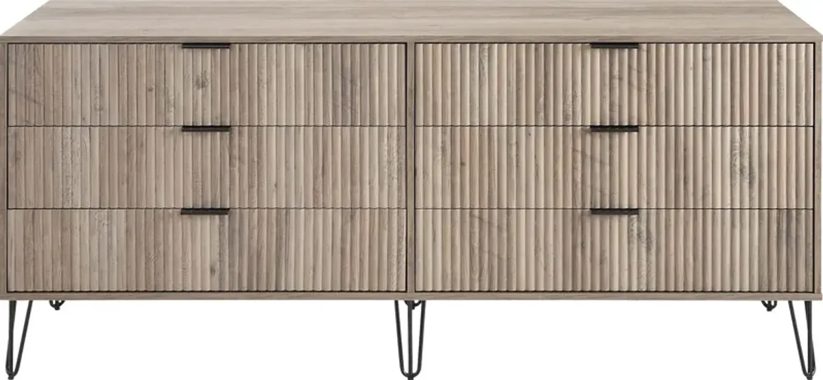 Trimper I Gray Dresser