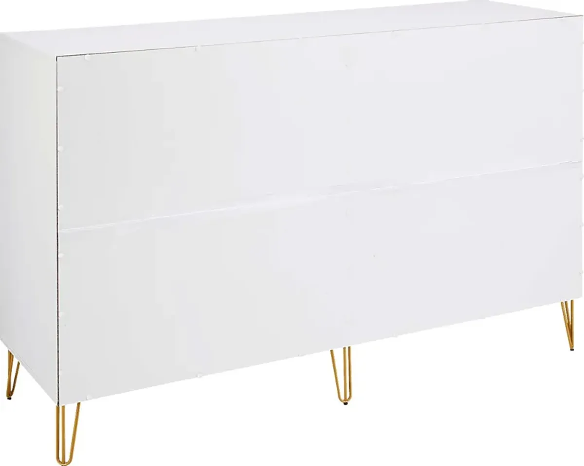 Trimper II White Dresser