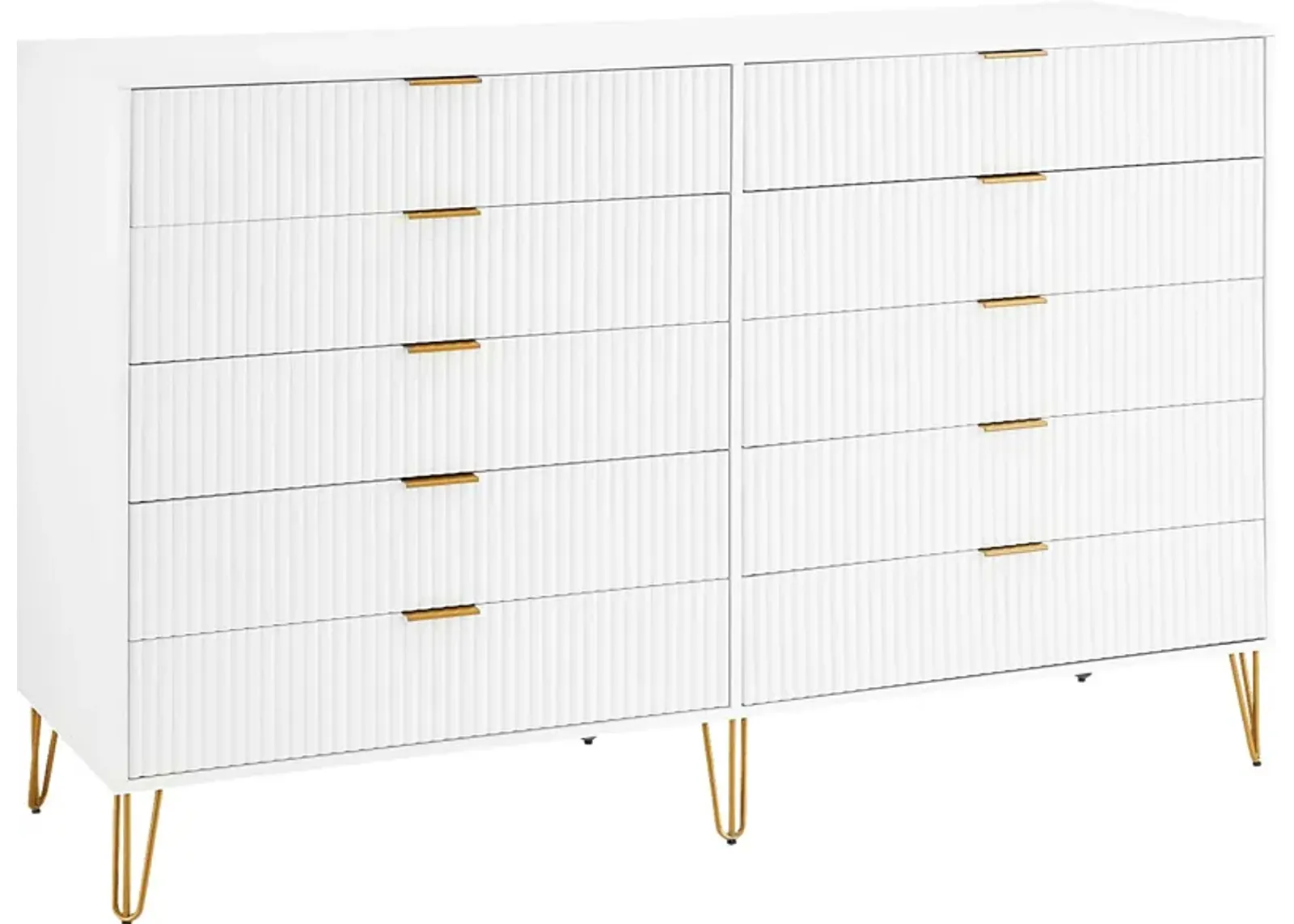 Trimper II White Dresser