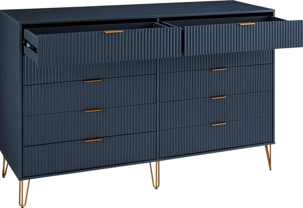 Trimper II Midnight Blue Dresser