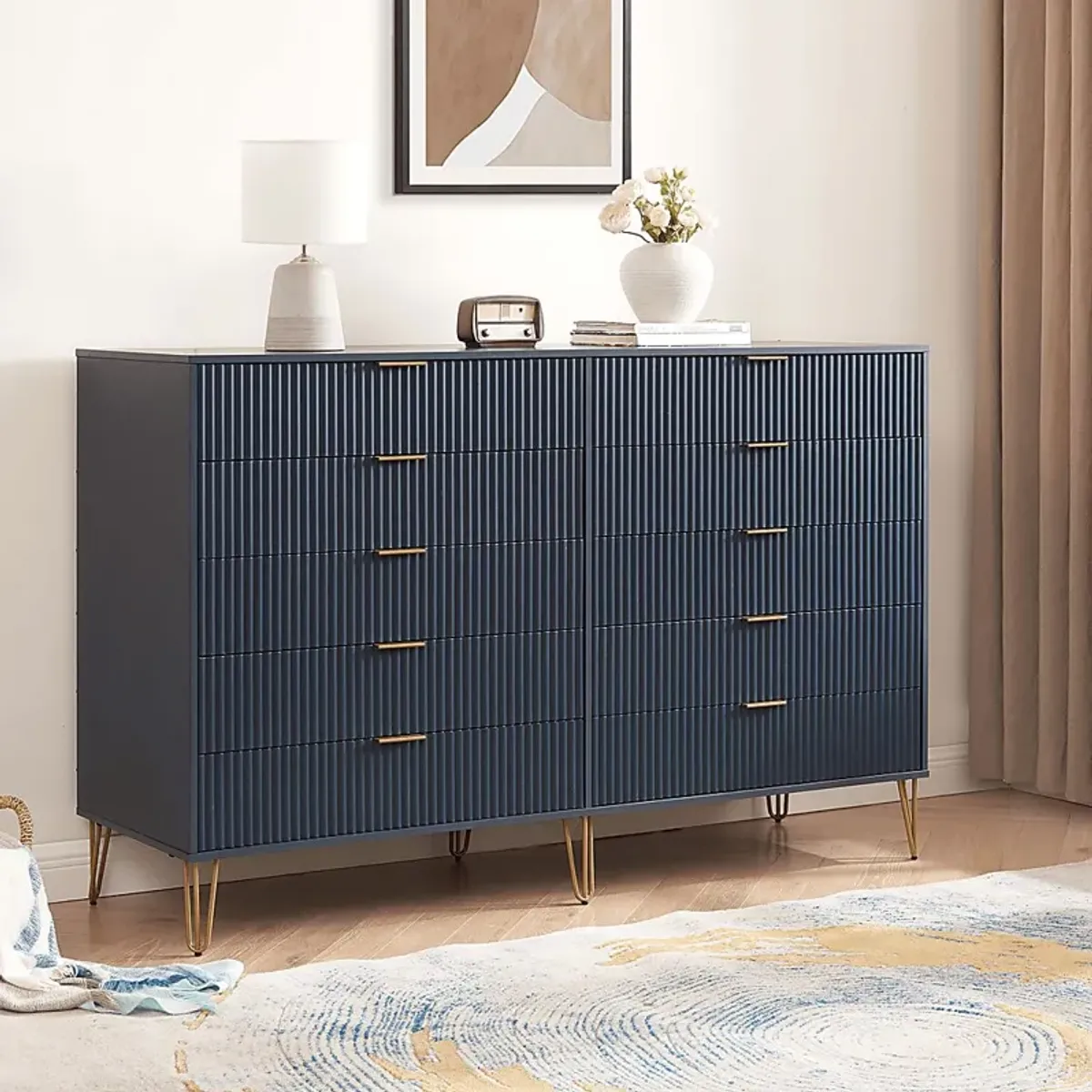 Trimper II Midnight Blue Dresser