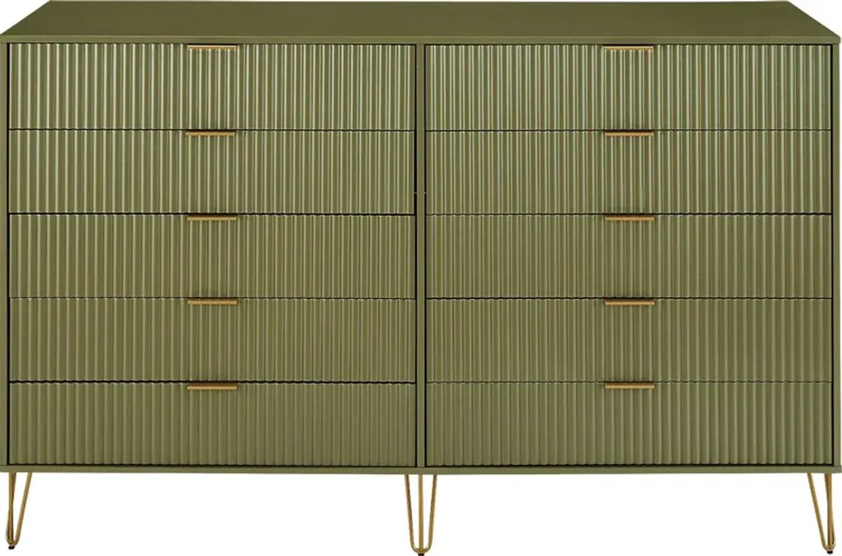 Trimper II Green Dresser