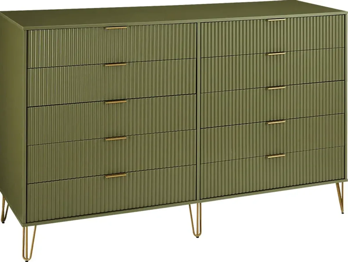 Trimper II Green Dresser